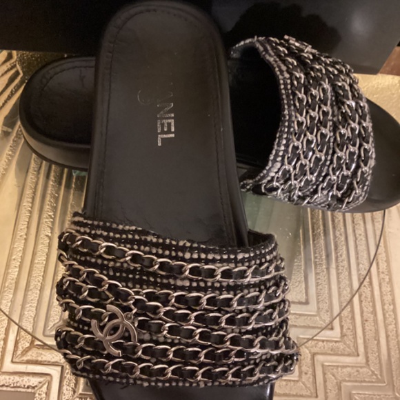 Chanel chain slides sandals - Picture 8 of 8